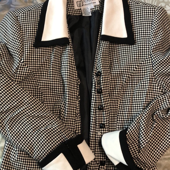 Vintage checkerboard blazer - Picture 8 of 9